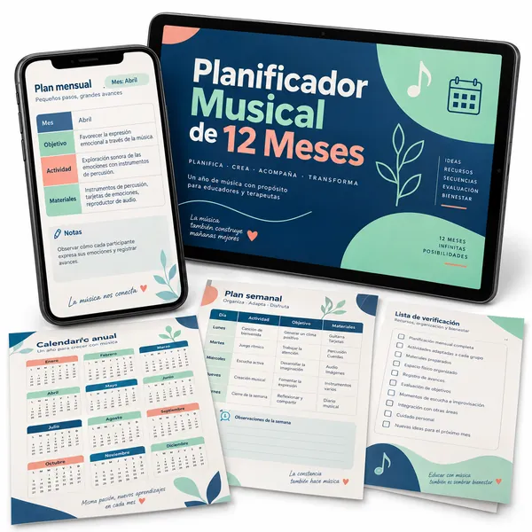 Bonus 02: Planificador Musical de 12 Meses