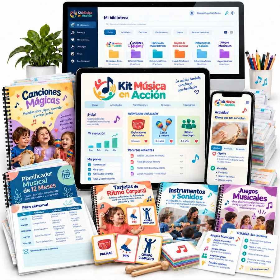 Oferta completa: Kit Música en Acción y los 5 bonus
